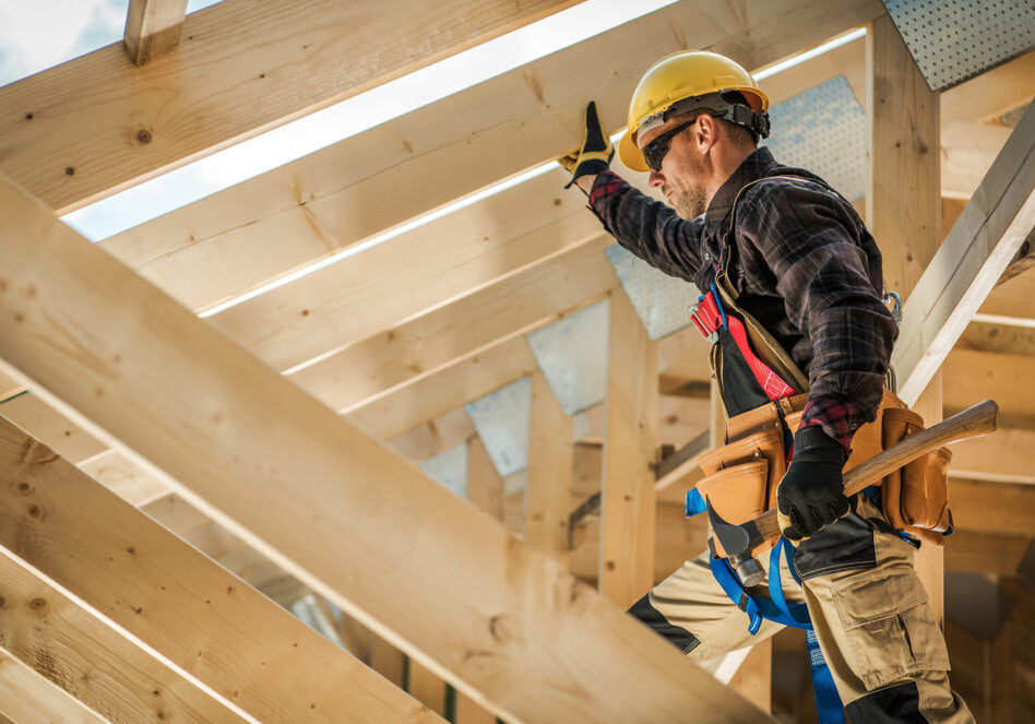 Construction,Worker,On,Duty.,Caucasian,Contractor,And,The,Wooden,House suicide provention month